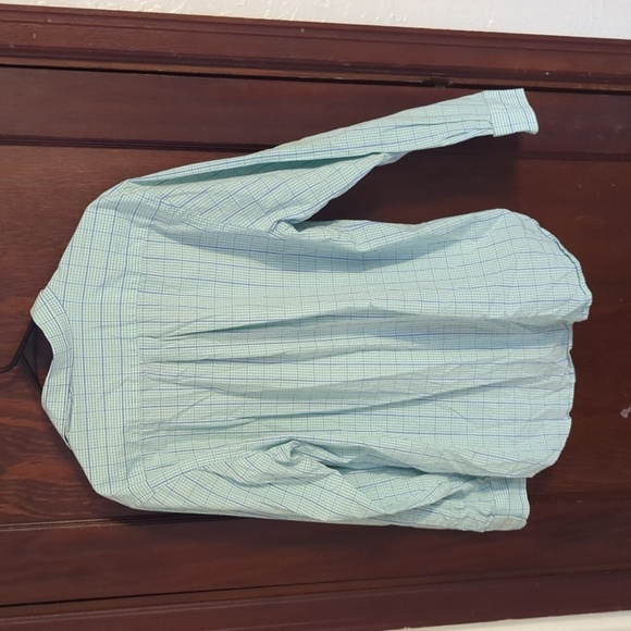 Vineyard Vine Green & Blue Plaid Whale Long Sleeve Button Down Shirt Size Medium - Picture 6 of 6